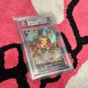 Leafeon V #167 – Pokémon Evolving Skies – BGS 9 – As Pictured